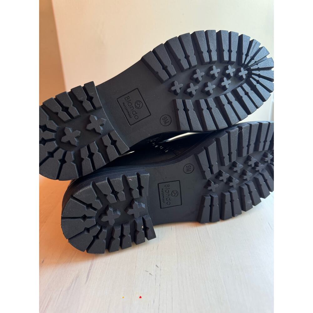 Blondo Gatwick Waterproof Comfort Booties Black Ankle Boots Women Size 9 - Picture 10 of 12